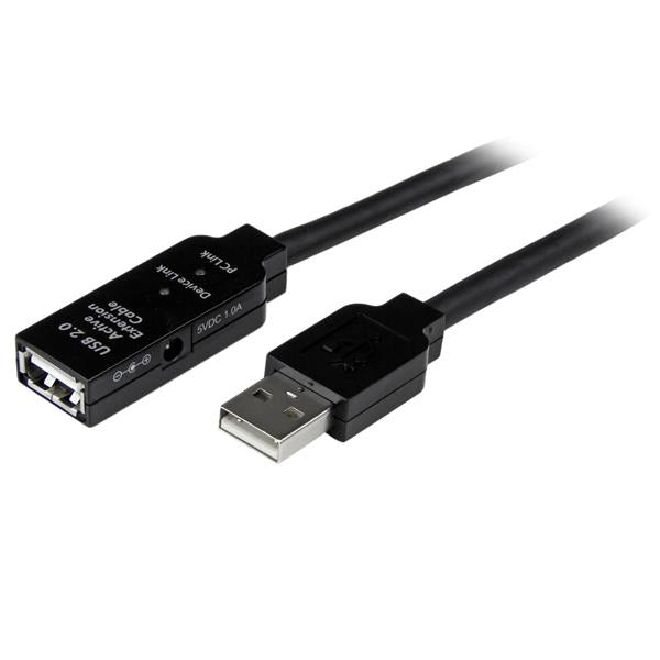 StarTech.com 5m USB 2.0 Active Extension Cable - M/F-0