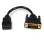 StarTech.com 8in HDMI to DVI-D Video Cable Adapter - HDMI Female to DVI Male-0