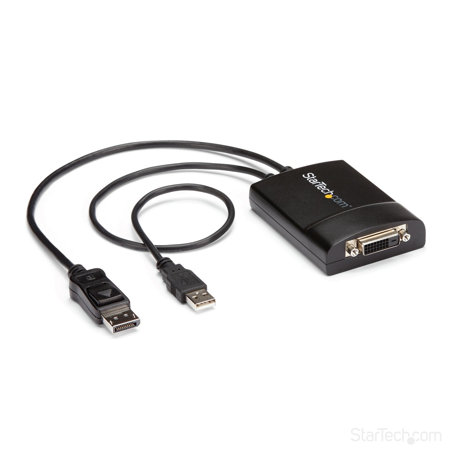 StarTech.com DisplayPort to DVI Dual Link Active Adapter - DisplayPort to DVI-D Adapter Video Converter 2560x1600 60Hz - DP 1.2 to DVI Monitor - USB Powered - Latching DP Connector-5