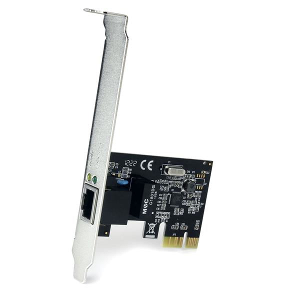 StarTech.com 1 Port PCI Express PCIe Gigabit Network Server Adapter NIC Card - Dual Profile-1