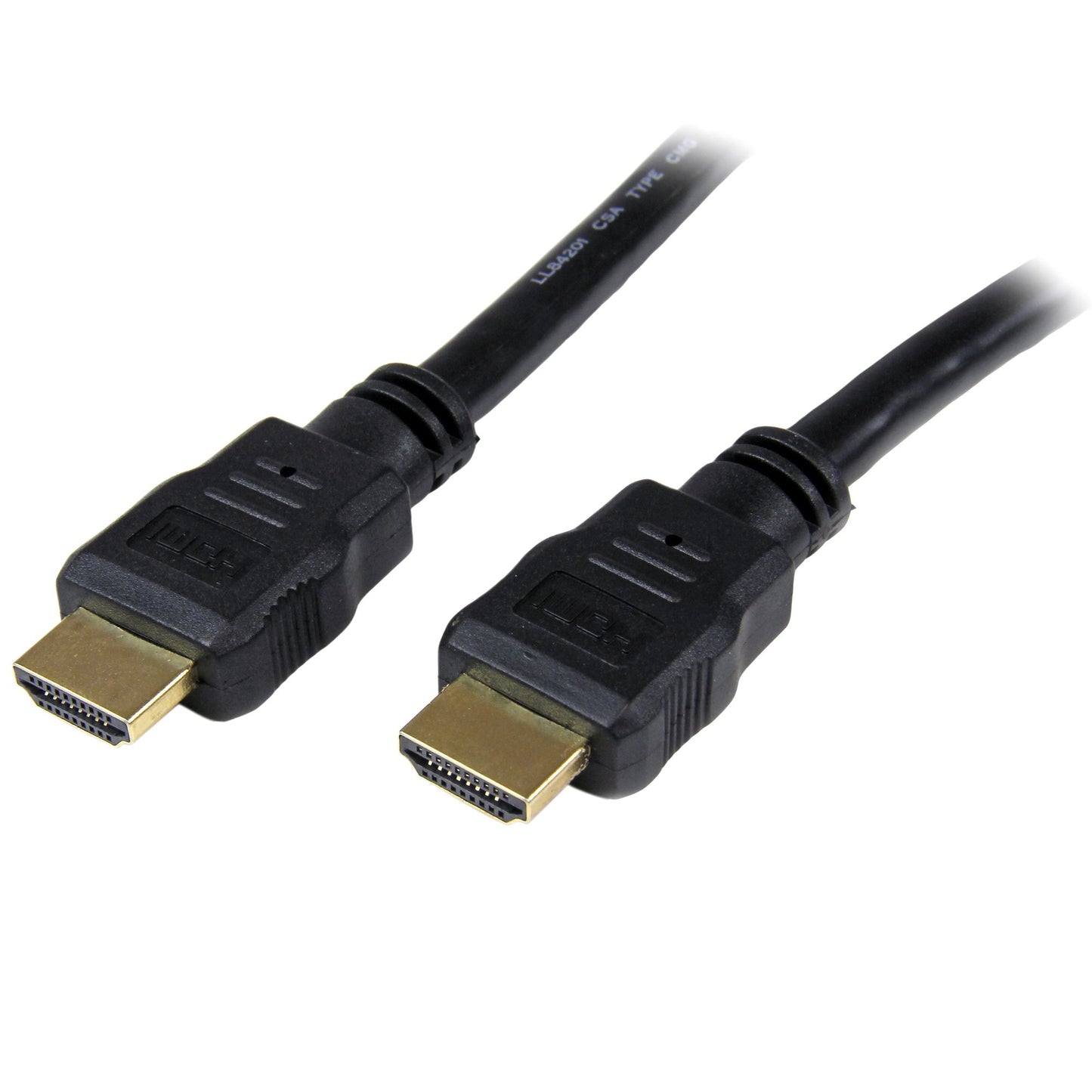 StarTech.com 50cm (1.6ft) HDMI Cable - 4K High Speed HDMI Cable with Ethernet - UHD 4K 30Hz Video - HDMI 1.4 Cable - Ultra HD HDMI Monitors, Projectors, TVs & Displays - Black HDMI Cord - M/M-0