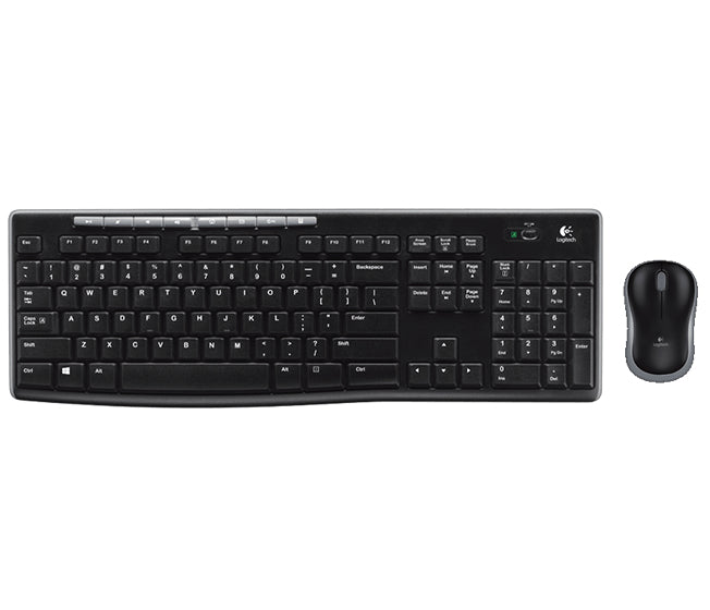 Logitech MK270r keyboard Mouse included RF Wireless QWERTY English Black-0