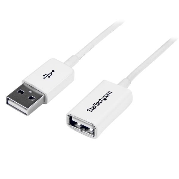 StarTech.com 3m White USB 2.0 Extension Cable A to A - M/F-0