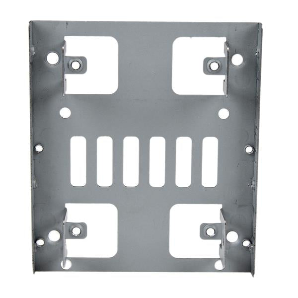 StarTech.com Dual 2.5" to 3.5" HDD Bracket for SATA Hard Drives - 2 Drive 2.5" to 3.5" Bracket for Mounting Bay-3