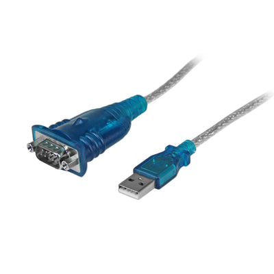 StarTech.com 1 Port USB to RS232 DB9 Serial Adapter Cable - M/M-0