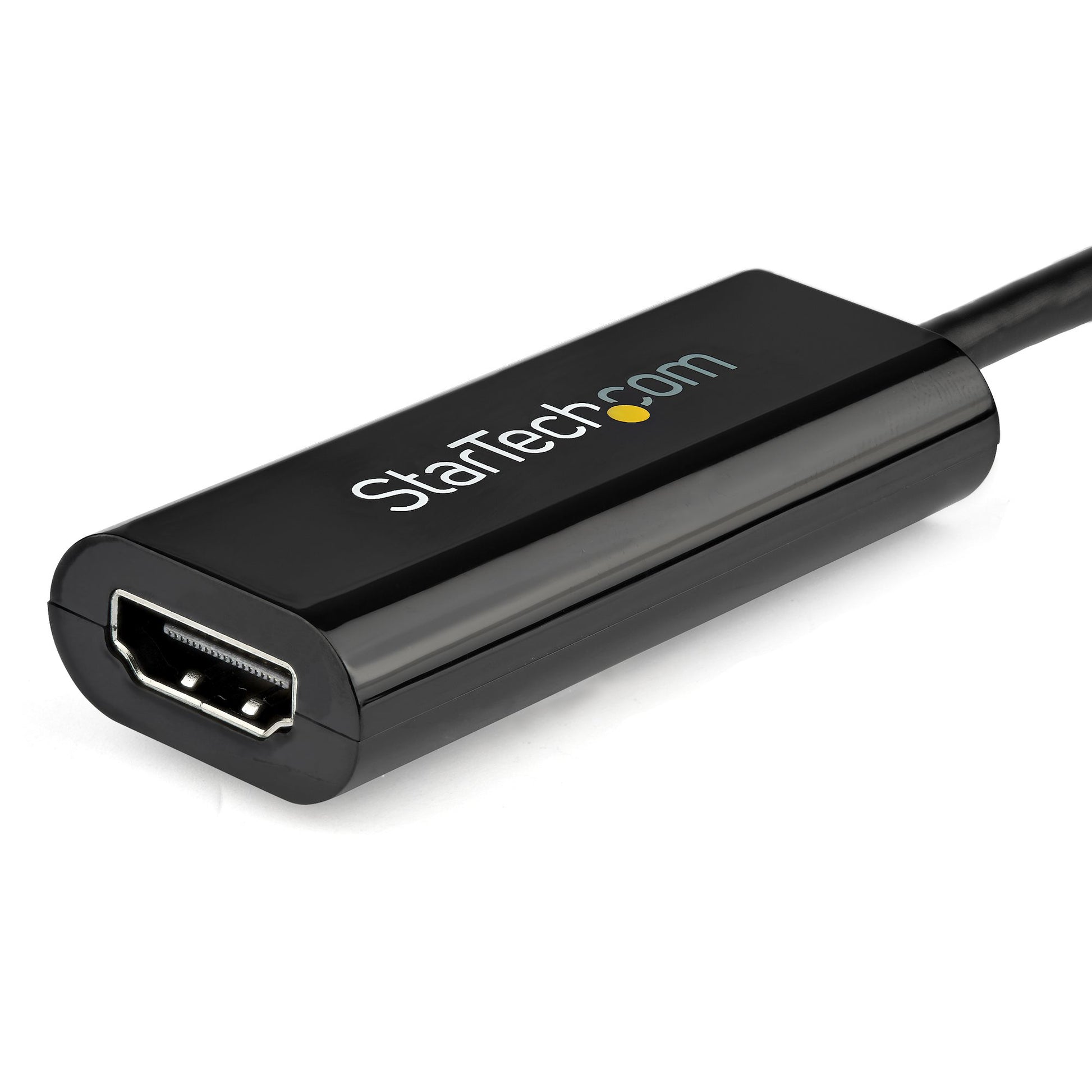 StarTech.com USB 3.0 to HDMI Adapter - 1080p (1920x1200) - Slim/Compact USB Type-A to HDMI Display Adapter Converter for Monitor - External Video & Graphics Card - Black - Windows Only-1