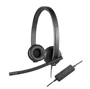 Logitech USB Headset H570e Wired Head-band Office/Call center Black-4