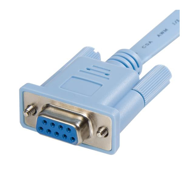 StarTech.com 6 ft RJ45 to DB9 Cisco Console Management Router Cable - M/F-1