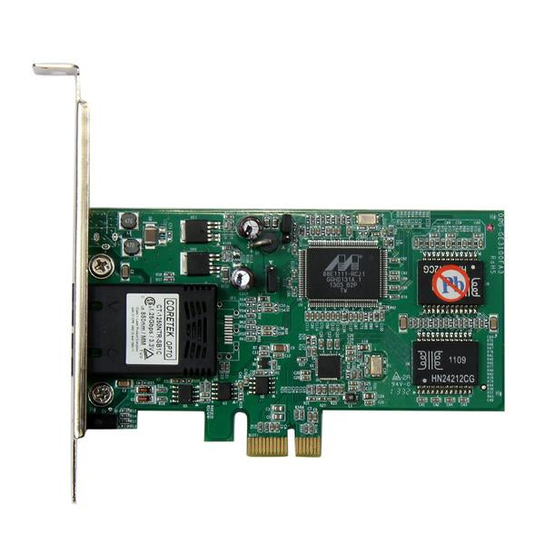 StarTech.com PCI Express (PCIe) Gigabit Ethernet Multimode SC Fiber Network Card Adapter NIC - 550m-1