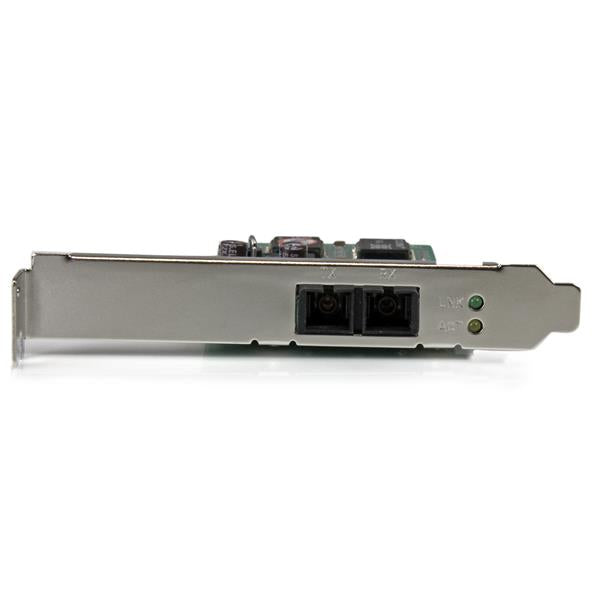 StarTech.com PCI Express (PCIe) Gigabit Ethernet Multimode SC Fiber Network Card Adapter NIC - 550m-3