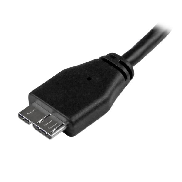 StarTech.com Slim Micro USB 3.0 Cable - M/M - 15cm (6in)-2