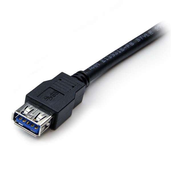 StarTech.com 2m Black SuperSpeed USB 3.0 Extension Cable A to A - M/F-2