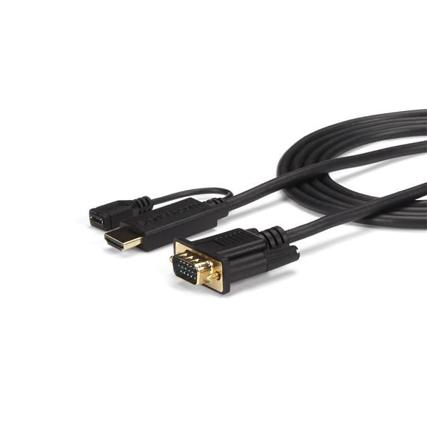 StarTech.com 6 ft HDMI to VGA Active Converter Cable - HDMI to VGA Adapter - 1920x1200 or 1080p-0