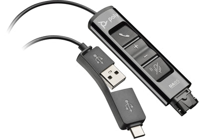 POLY DA85 USB to QD Black Adapter TAA-0