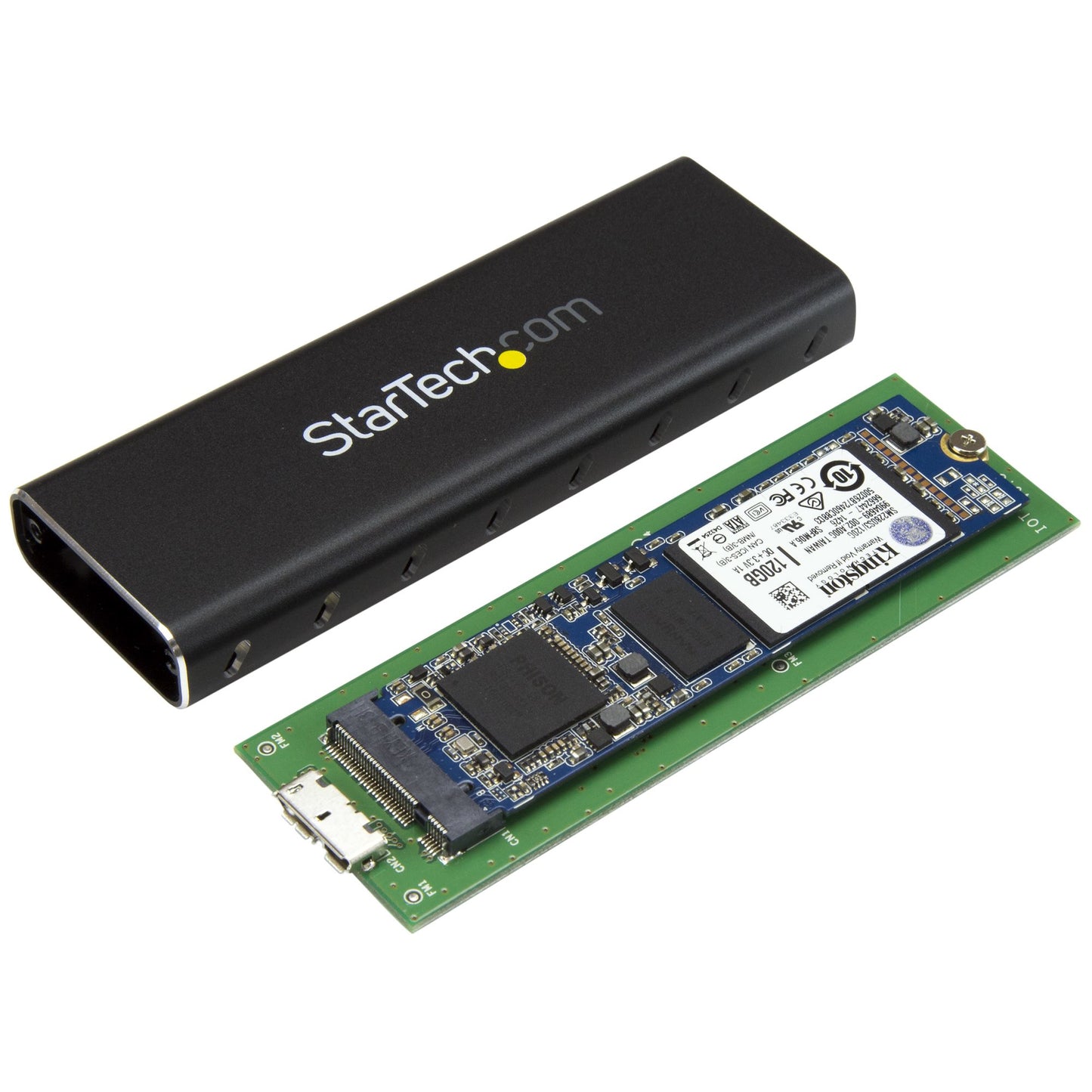StarTech.com M.2 SSD Enclosure for M.2 SATA SSDs - USB 3.0 (5Gbps) with UASP-1