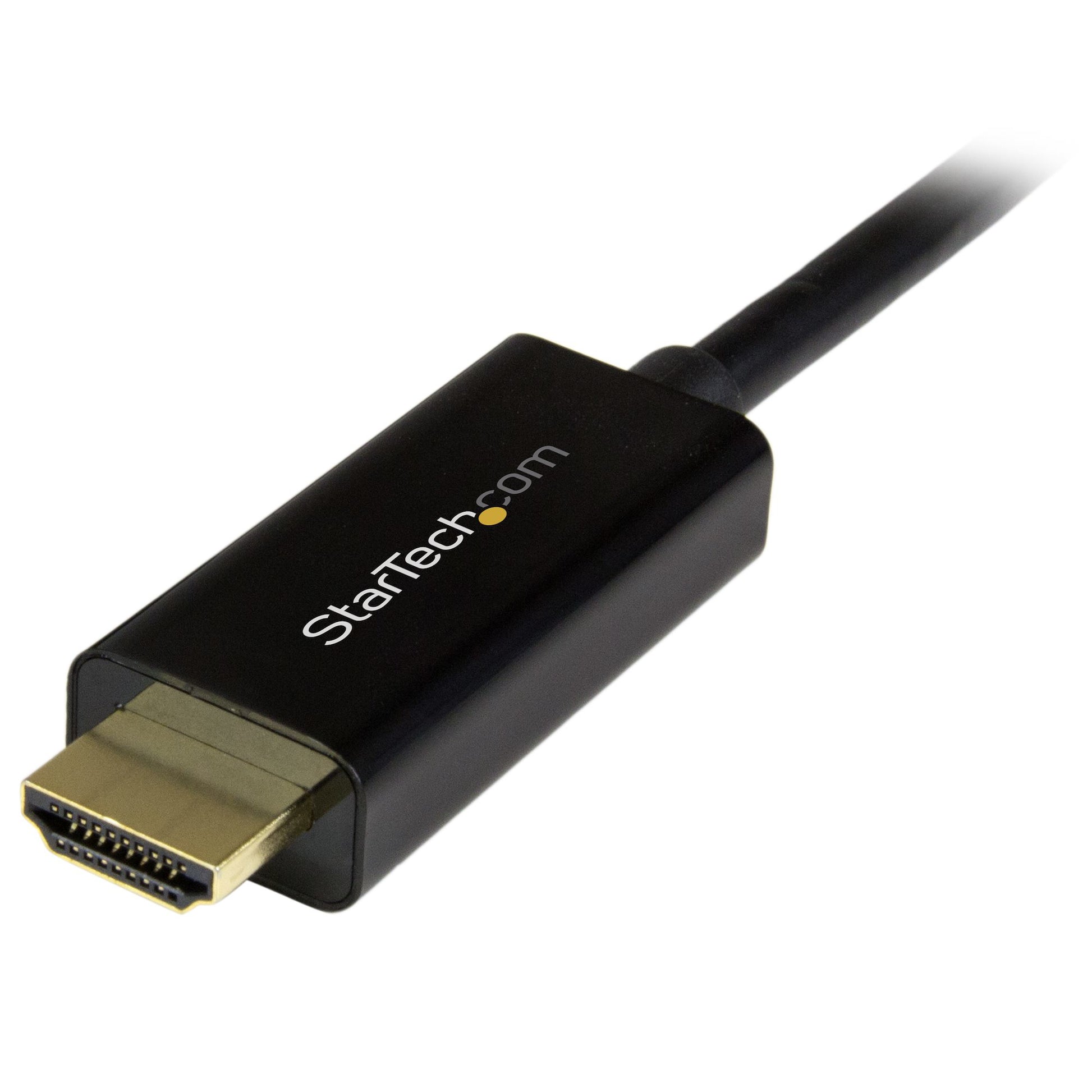 StarTech.com 6ft (2m) DisplayPort to HDMI Cable - 4K 30Hz - DisplayPort to HDMI Adapter Cable - DP 1.2 to HDMI Monitor Cable Converter - Latching DP Connector - Passive DP to HDMI Cord-1