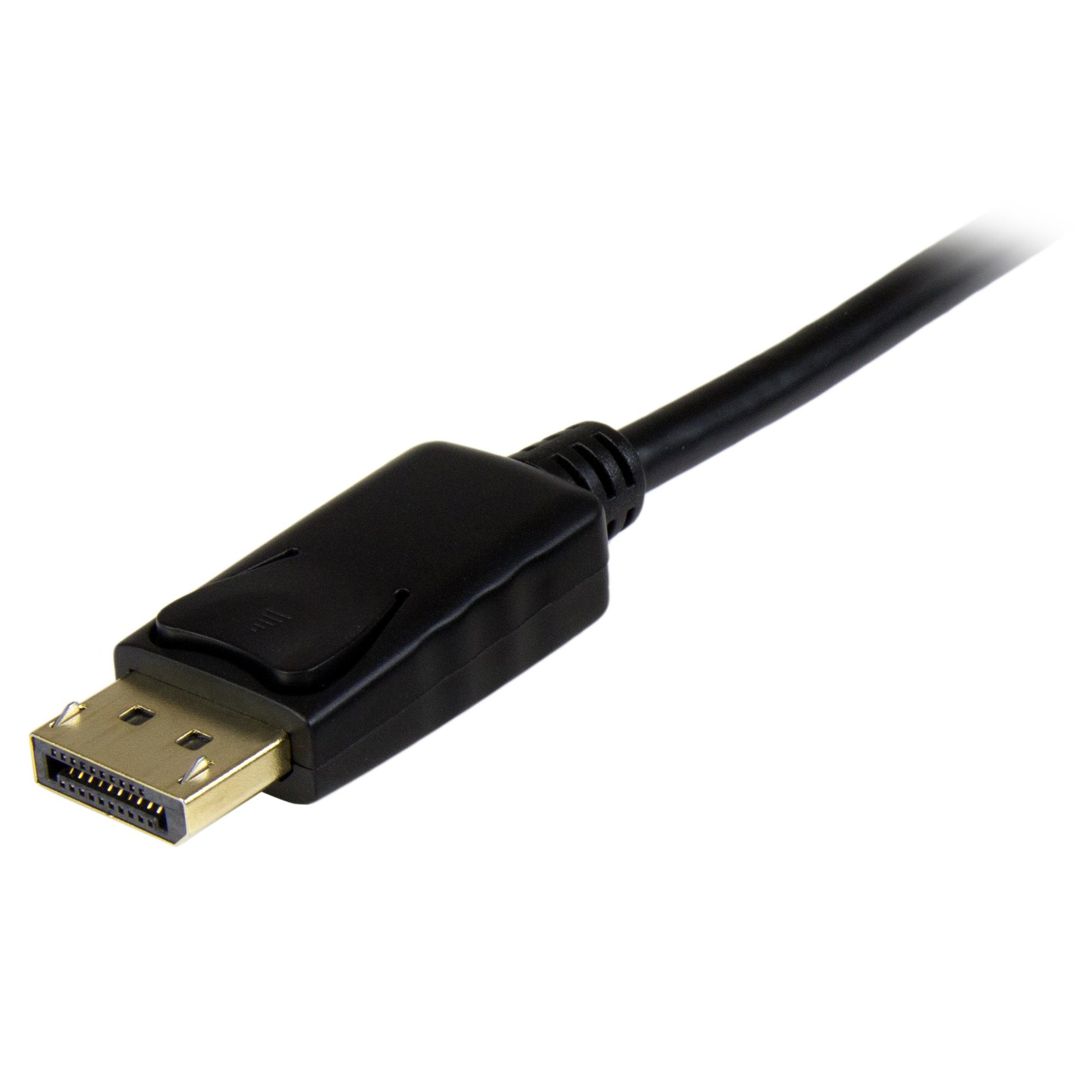 StarTech.com 6ft (2m) DisplayPort to HDMI Cable - 4K 30Hz - DisplayPort to HDMI Adapter Cable - DP 1.2 to HDMI Monitor Cable Converter - Latching DP Connector - Passive DP to HDMI Cord-4