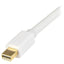 StarTech.com 6ft (2m) Mini DisplayPort to HDMI Cable - 4K 30Hz Video - mDP to HDMI Adapter Cable - Mini DP or Thunderbolt 1/2 Mac/PC to HDMI Monitor - mDP to HDMI Converter Cord - White-1