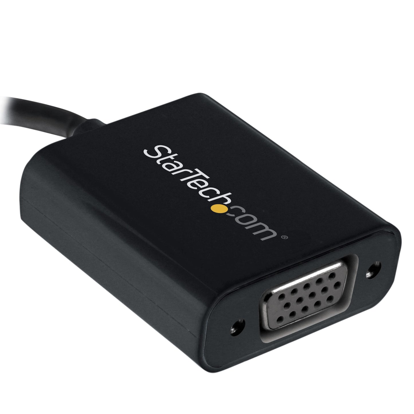 StarTech.com USB-C to VGA Adapter - Black - 1080p - Video Converter For Your MacBook Pro - USB C to VGA Display Dongle - Upgraded Version is CDP2VGAEC-2