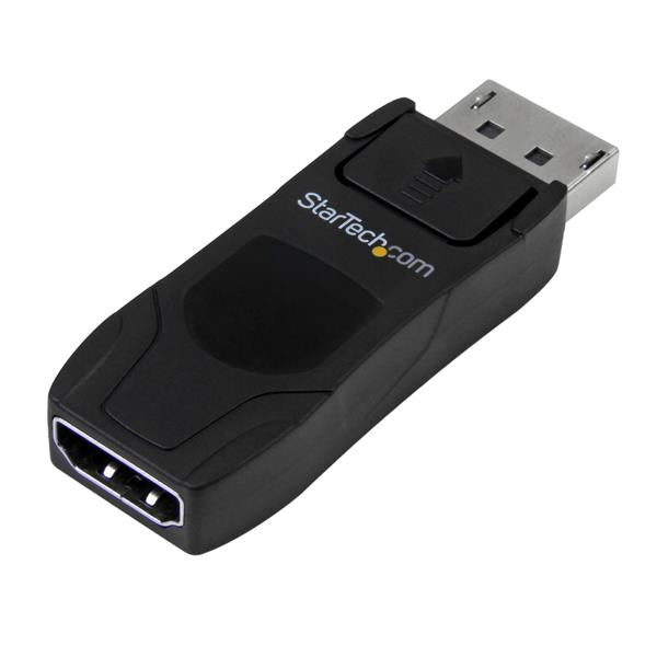 StarTech.com DisplayPort to HDMI Adapter - 4K 30Hz Compact DP 1.2 to HDMI 1.4 Video Converter - DP++ to HDMI Monitor/TV - Passive DP to HDMI Cable Adapter - Latching DP Connector-0