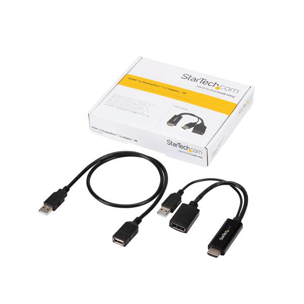 StarTech.com HDMI to DisplayPort Adapter - 4K 30Hz-6