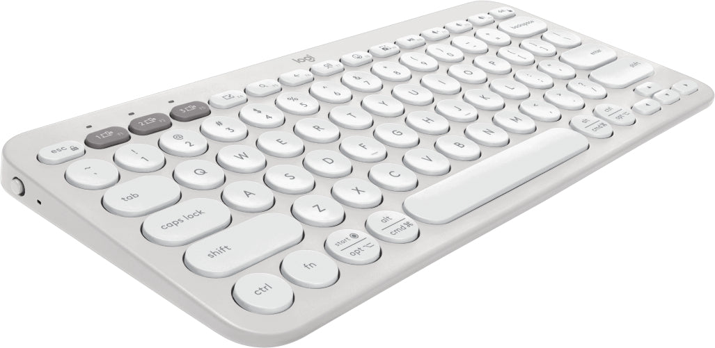 Logitech Pebble Keys 2 K380s keyboard RF Wireless + Bluetooth QWERTY English White-2