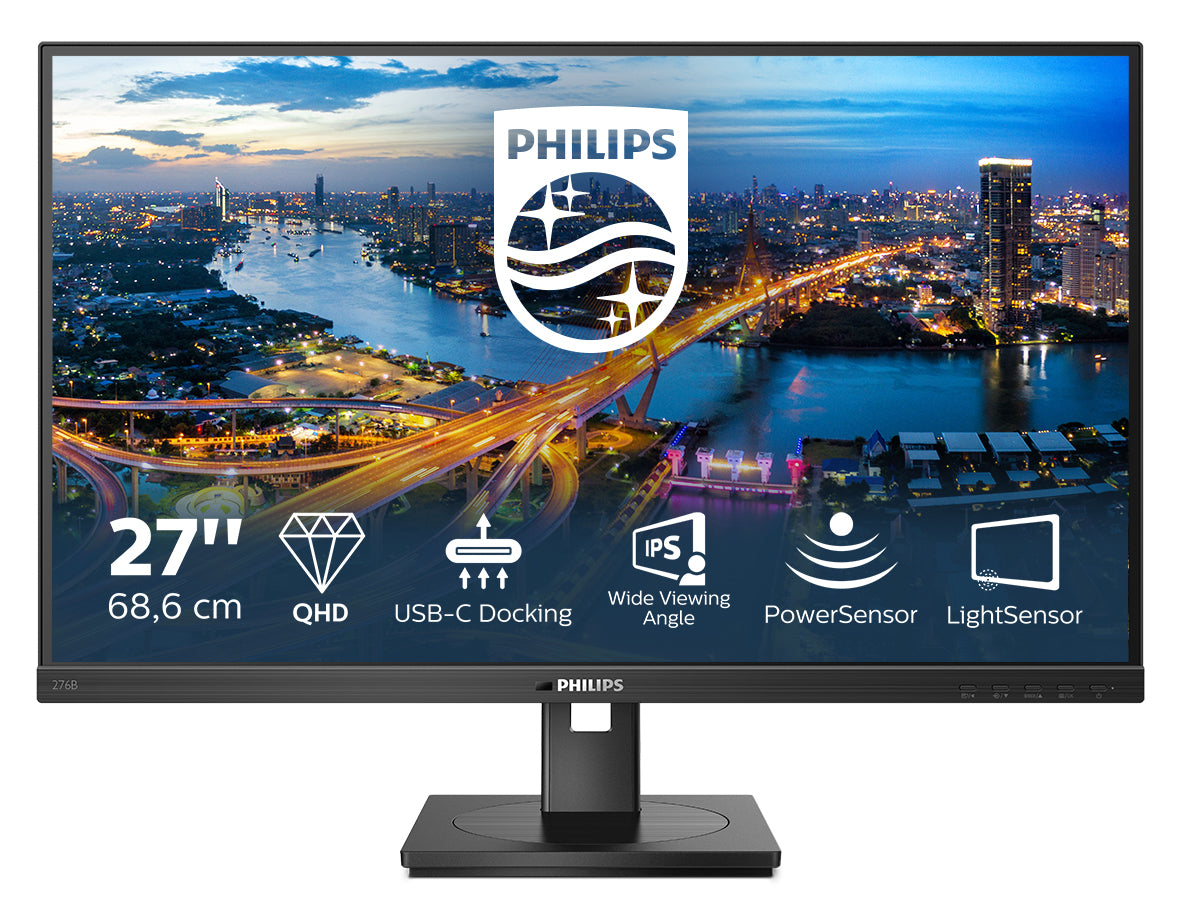 Philips B Line 276B1/75 LED display 68.6 cm (27") 2560 x 1440 pixels Full HD Black-1