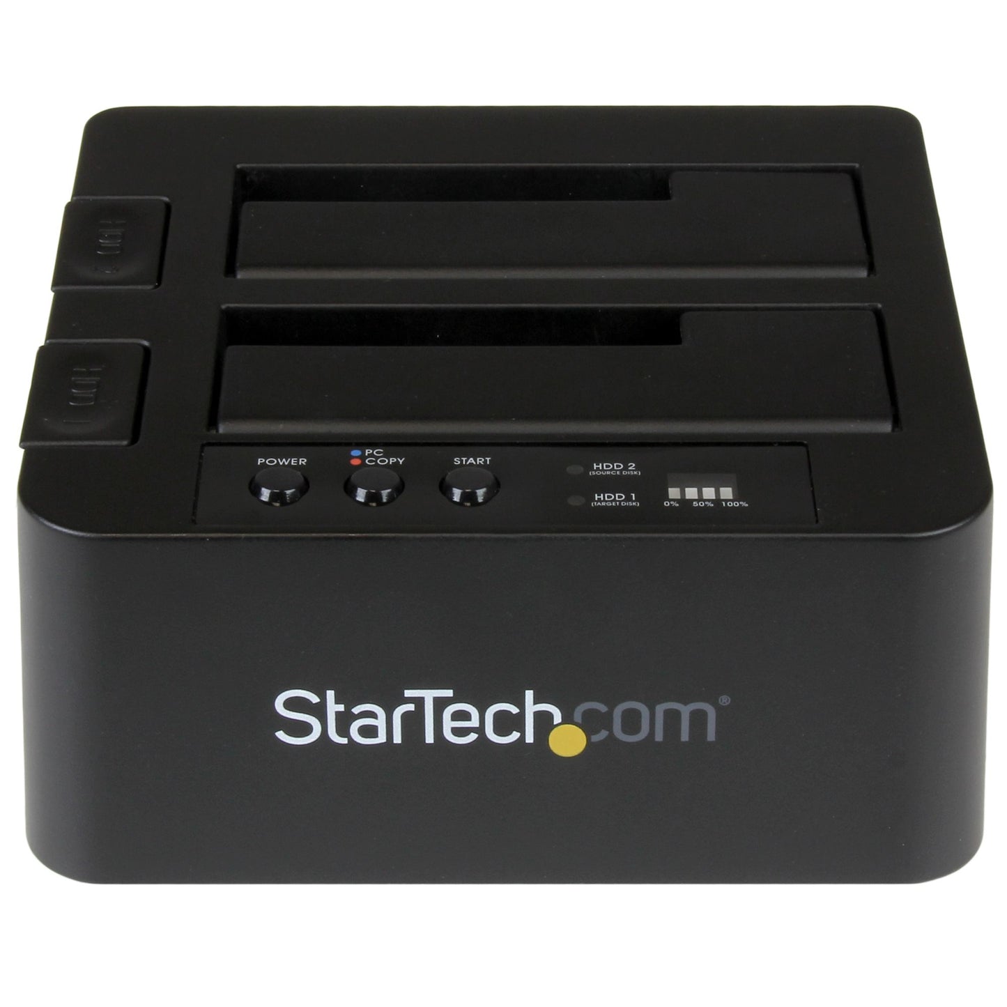 StarTech.com Standalone Hard Drive Duplicator, Dual Bay HDD/SSD Cloner/Copier, USB 3.1 (10Gbps) to SATA III HDD/SSD Docking Station, Hard Disk Duplicator Dock, Hard Drive Cloner-1