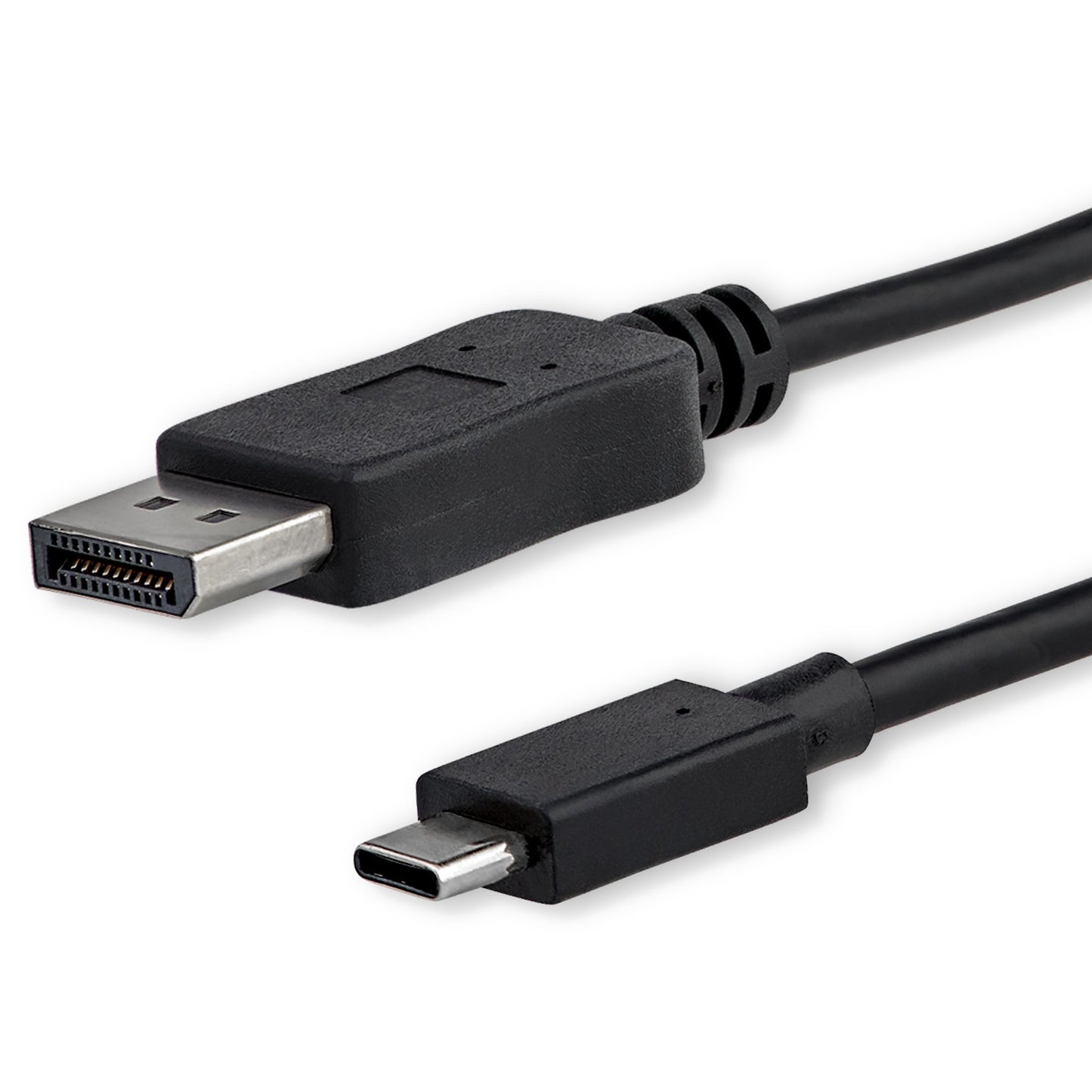 StarTech.com 3ft/1m USB C to DisplayPort 1.2 Cable 4K 60Hz - USB-C to DisplayPort Adapter Cable - HBR2 - USB Type-C DP Alt Mode to DP Monitor Video Cable - Works w/ Thunderbolt 3 - Black-0