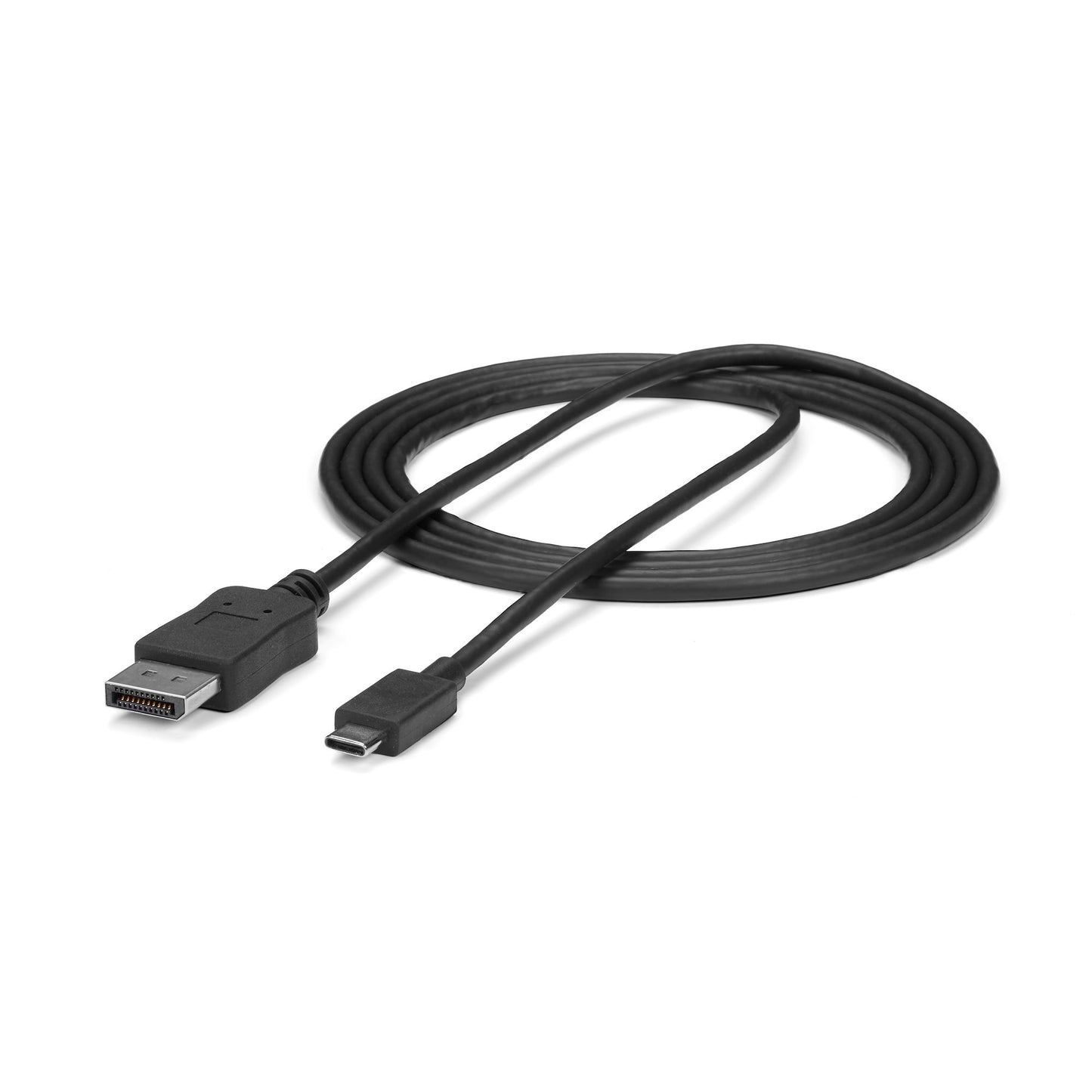 StarTech.com 6ft/1.8m USB C to DisplayPort 1.2 Cable 4K 60Hz - USB-C to DisplayPort Adapter Cable HBR2 - USB Type-C DP Alt Mode to DP Monitor Video Cable - Works w/ Thunderbolt 3 - Black-3