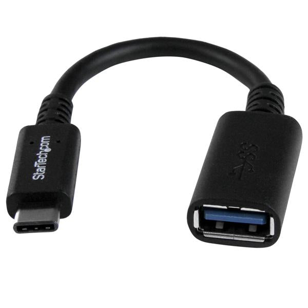StarTech.com USB-C to USB-A Adapter Cable - M/F - 6in - USB 3.0 (5Gbps) - USB-IF Certified-0