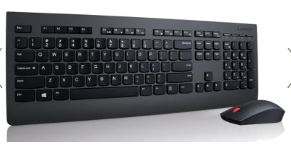 Lenovo 4X30H56796 keyboard Mouse included Universal RF Wireless QWERTY US English Black-0