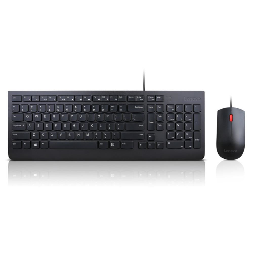 Lenovo 4X30L79883 keyboard Mouse included Universal USB QWERTY US English Black-0