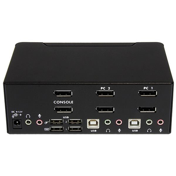 StarTech.com 2-Port DisplayPort Dual-Monitor KVM Switch - 4K 60Hz-2
