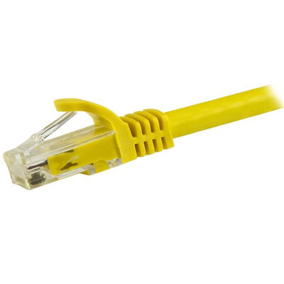 StarTech.com 1.5m CAT6 Ethernet Cable - Yellow CAT 6 Gigabit Ethernet Wire -650MHz 100W PoE RJ45 UTP Network/Patch Cord Snagless w/Strain Relief Fluke Tested/Wiring is UL Certified/TIA-1
