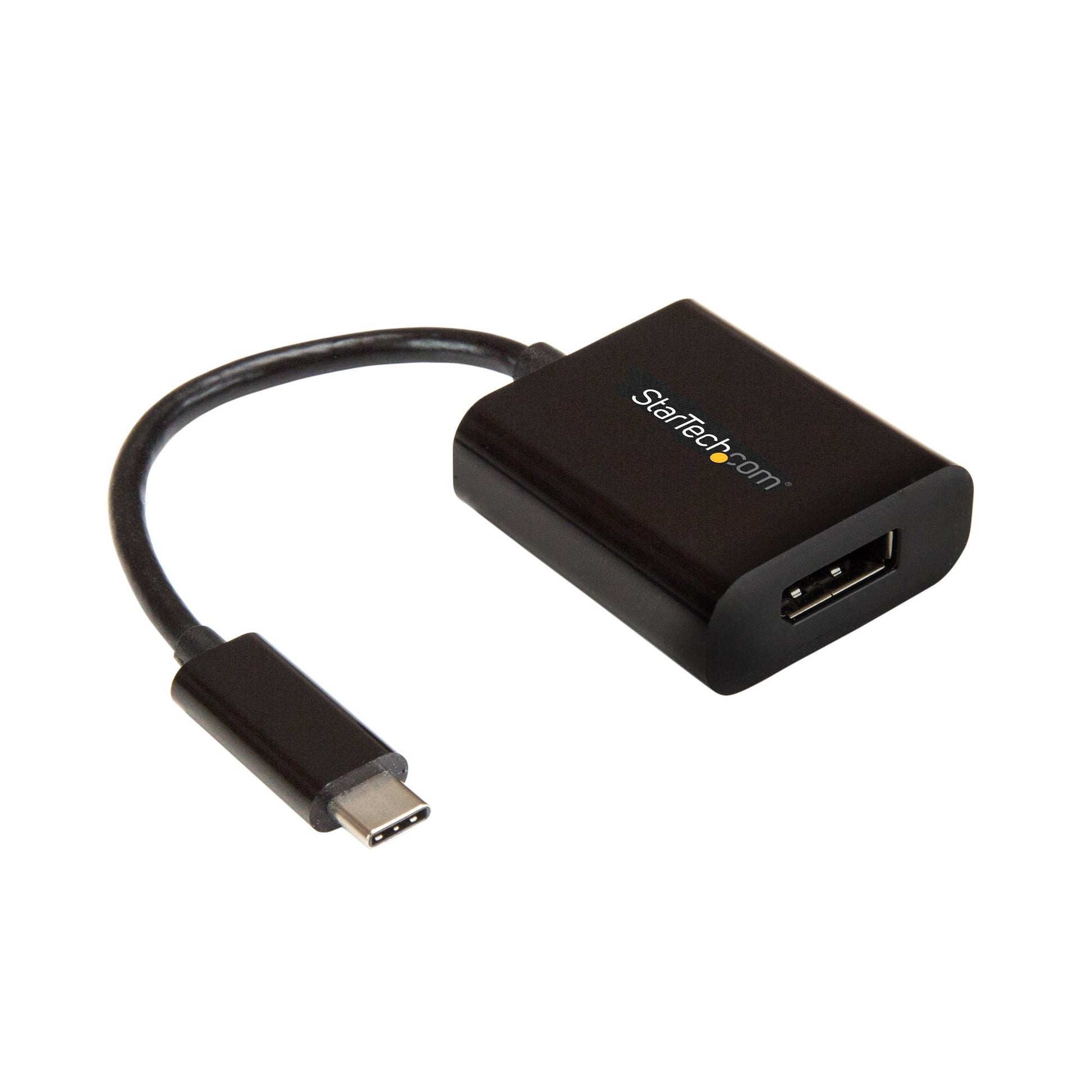 StarTech.com USB C to DisplayPort Adapter - 4K 60Hz/8K 30Hz - USB Type-C to DP 1.4 HBR2 Adapter Dongle - Compact USB-C (DP Alt Mode) Monitor Video Converter - Thunderbolt 3 Compatible-0