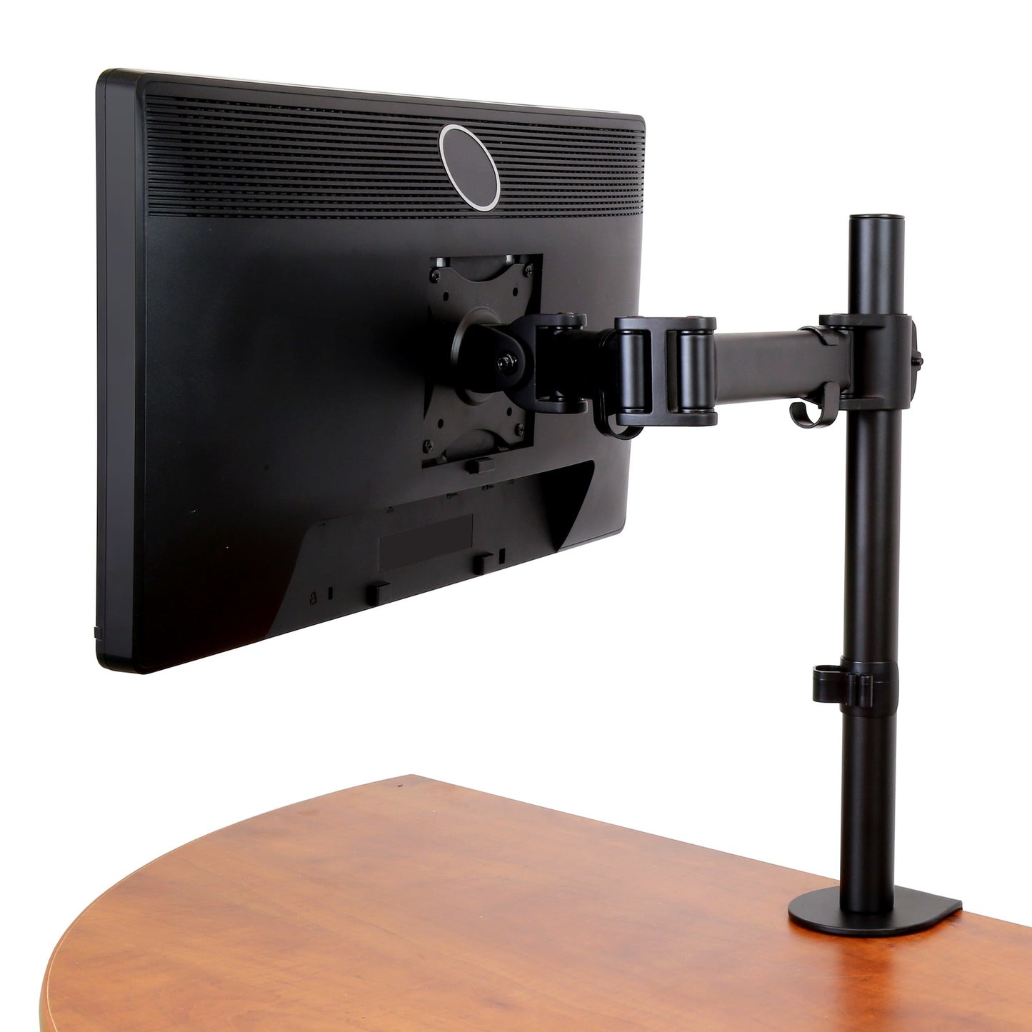 StarTech.com Desk Mount Monitor Arm for up to 34" (8 kg) VESA Compatible Displays - Articulating Pole Mount Single Monitor Arm - Ergonomic Height Adjustable Monitor Mount - Desk Clamp/Grommet-4