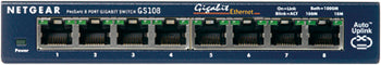 NETGEAR ProSafe Ethernet Desktop Switch Unmanaged Power over Ethernet (PoE) Blue-0