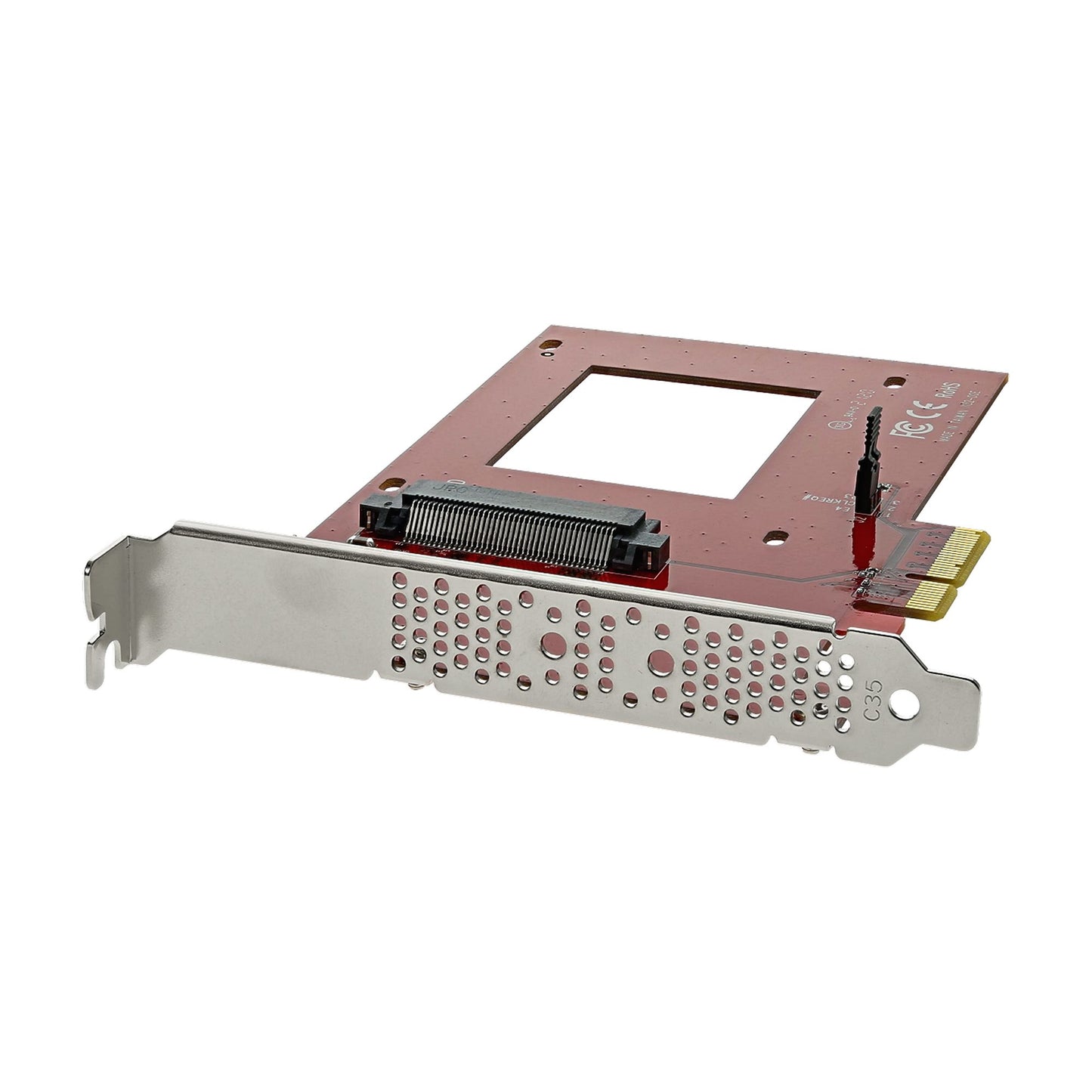 StarTech.com U.2 to PCIe Adapter for 2.5" U.2 NVMe SSD - SFF-8639 - x4 PCI Express 4.0-0