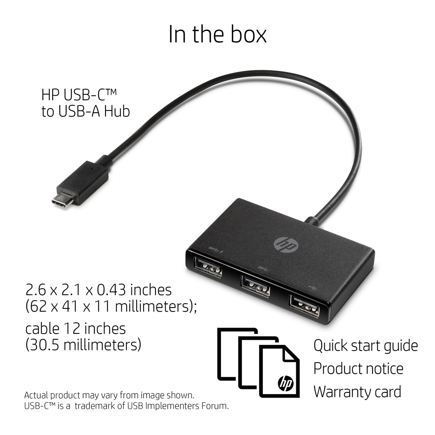 HP USB-C to USB-A Hub-4