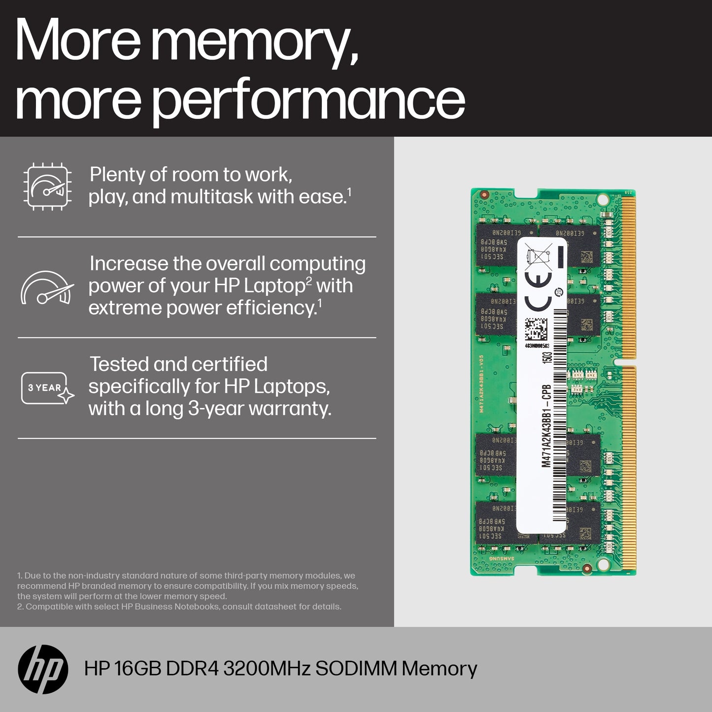 HP 16GB DDR4 3200 SODIMM Memory memory module-9