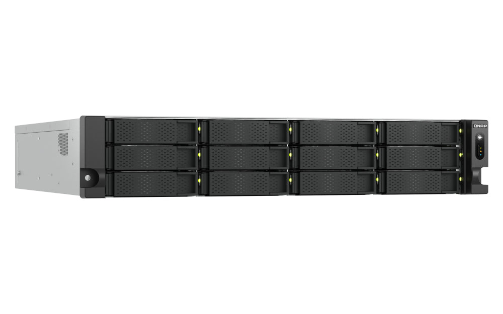 QNAP TS-H1277AXU-RP NAS Rack (2U) Ethernet LAN Black E-2136-1