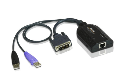 ATEN USB - DVI to Cat5e/6 KVM Adapter Cable (CPU Module)-0