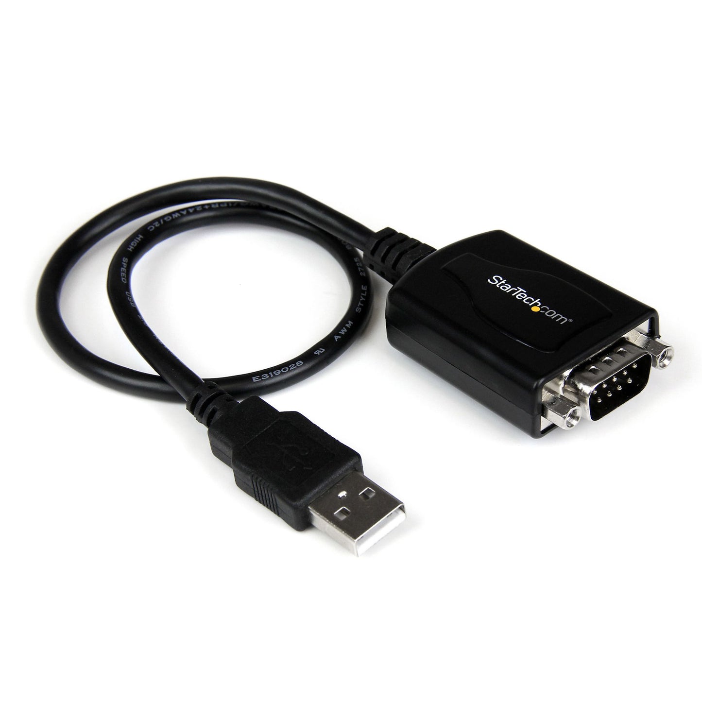 StarTech.com 1 ft USB to RS232 Serial DB9 Adapter Cable with COM Retention-0