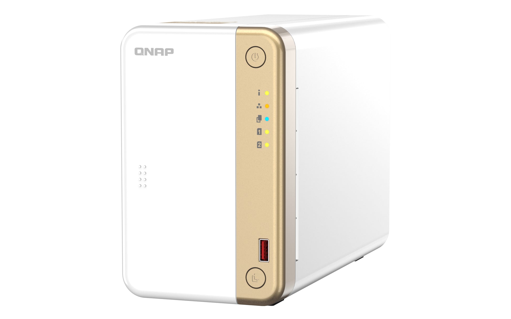 QNAP TS-262 NAS Tower Ethernet LAN Gold, White N4505-6