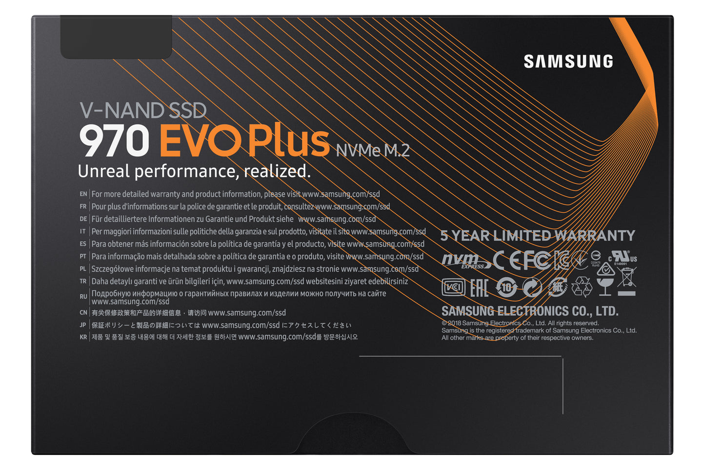 Samsung 970 EVO Plus M.2 250 GB PCI Express 3.0 NVMe V-NAND MLC-5