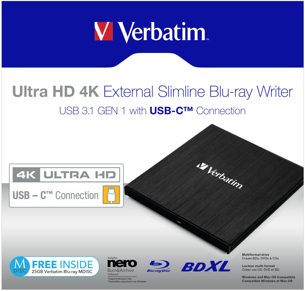Verbatim 43888 optical disc drive Blu-Ray DVD Combo Black-5