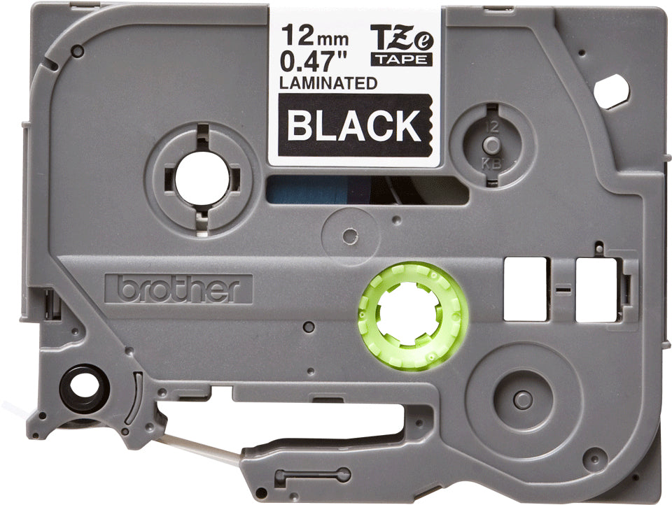 Brother TZE-335 label-making tape White on black TZ-1