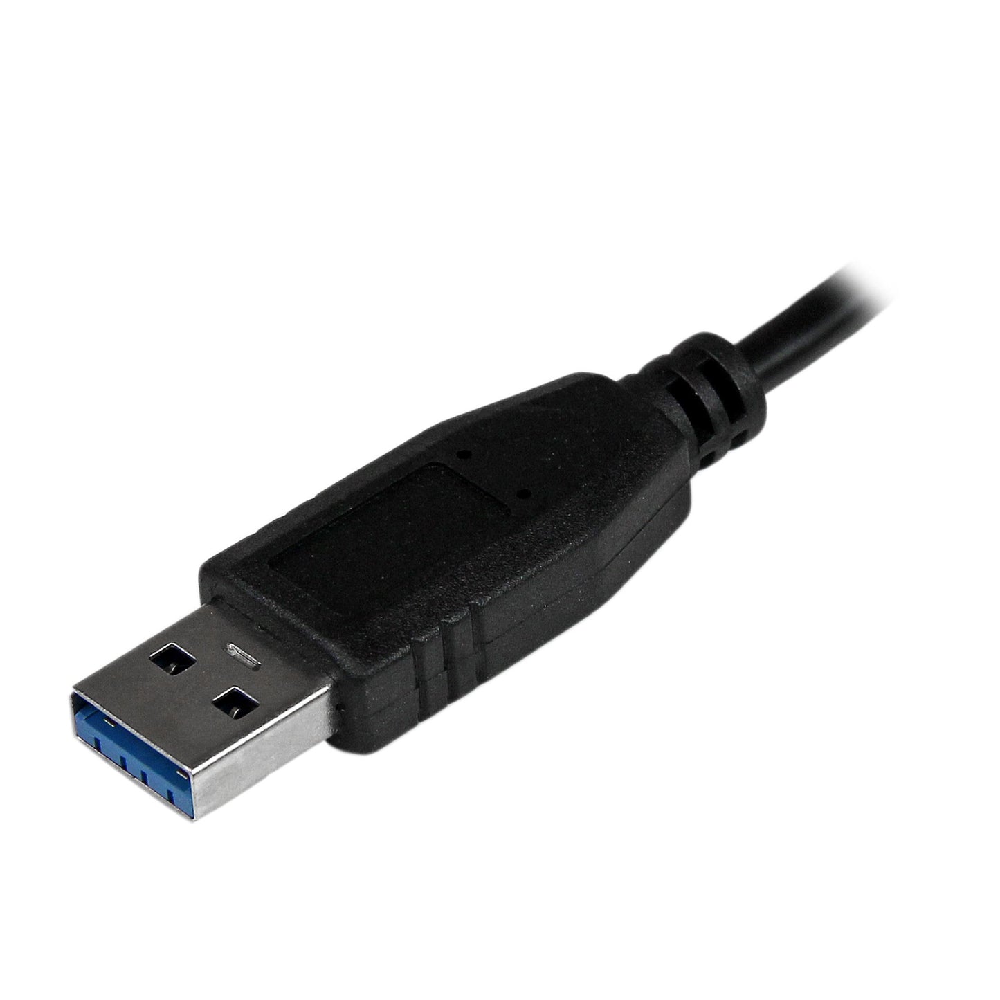 StarTech.com Portable 4 Port SuperSpeed Mini USB 3.0 Hub - Black~Portable 4 Port SuperSpeed Mini USB 3.0 Hub - 5Gbps - Black-3