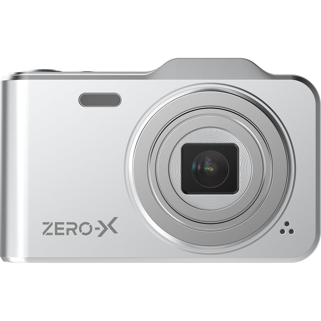 Zero-X Adventura Dual Lens FHD Digital Compact Camera (Silver)-0